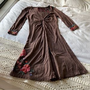 Johnny Was brown dress